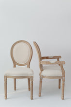 Cargar imagen en el visor de la galería, Louis XV Descansabrazos Lino Hueso