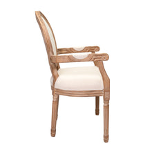 Cargar imagen en el visor de la galería, Louis XV Descansabrazos Lino Hueso