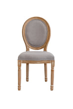 Cargar imagen en el visor de la galería, Silla Louis XV - Lino Gris