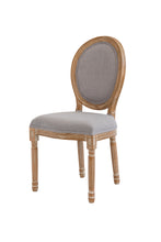 Cargar imagen en el visor de la galería, Silla Louis XV - Lino Gris