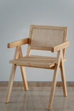 Cargar imagen en el visor de la galería, Silla "K" Respaldo y Asiento en Rattan Natural