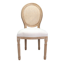 Cargar imagen en el visor de la galería, Silla Louis XV Respaldo Rattan
