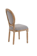 Cargar imagen en el visor de la galería, Silla Louis XV - Lino Gris
