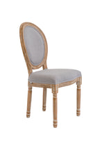 Cargar imagen en el visor de la galería, Silla Louis XV - Lino Gris
