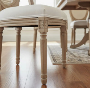 Silla Louis XV Respaldo Rattan