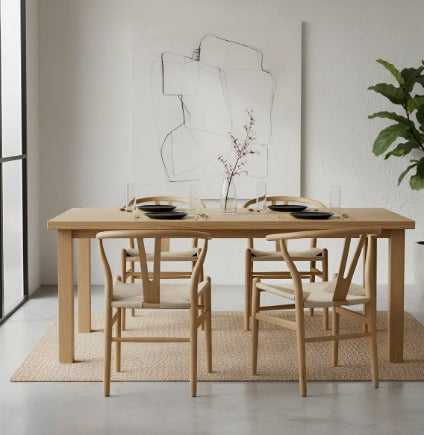 Silla Wishbone Réplica Natural